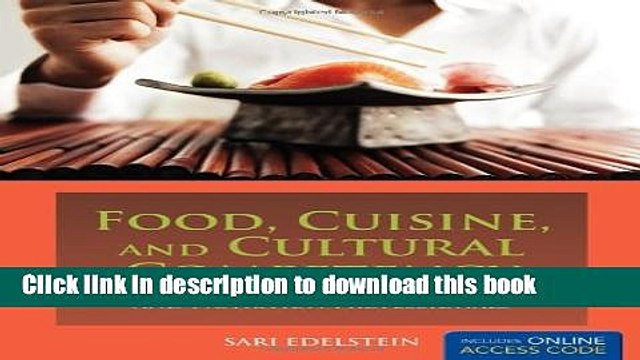 Ebook Food, Cuisine, And Cultural Competency For Culinary, Hospitality, And Nutrition