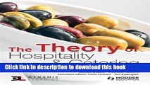 Ebook The Theory of Hospitality and Catering (Hodder Education Publication) Free Download