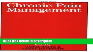Books Chronic Pain Management Free Online