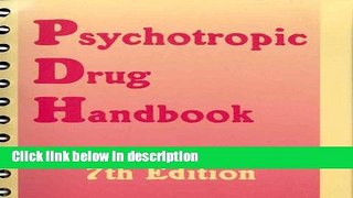 Books Psychotropic Drug Handbook Full Online