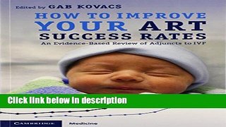 Ebook How to Improve your ART Success Rates: An Evidence-Based Review of Adjuncts to IVF