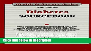 Books Diabetes Sourcebook Free Online