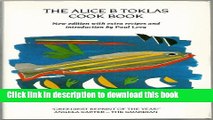 Ebook The Alice B. Toklas Cook Book Full Online