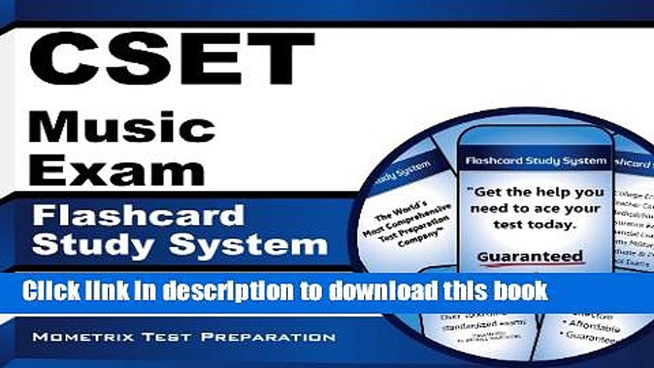 Books CSET Music Exam Flashcard Study System: CSET Test Practice Questions   Review for the