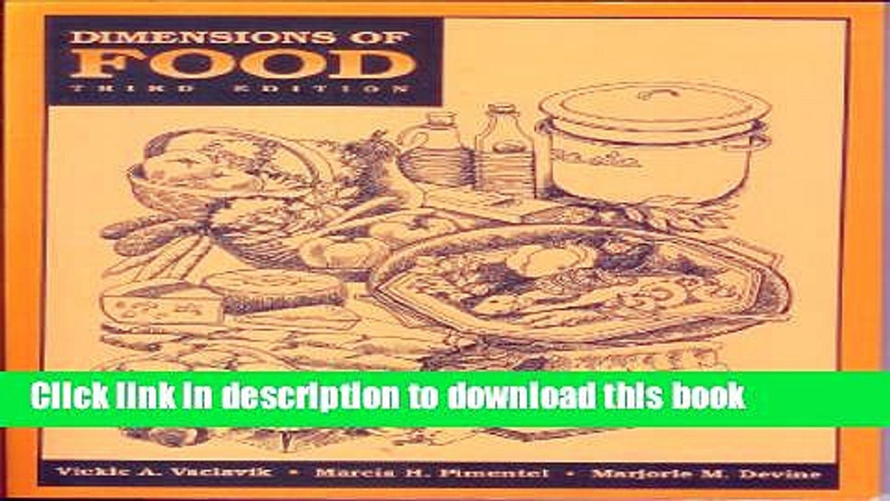 Books Dimensions of Food Free Online