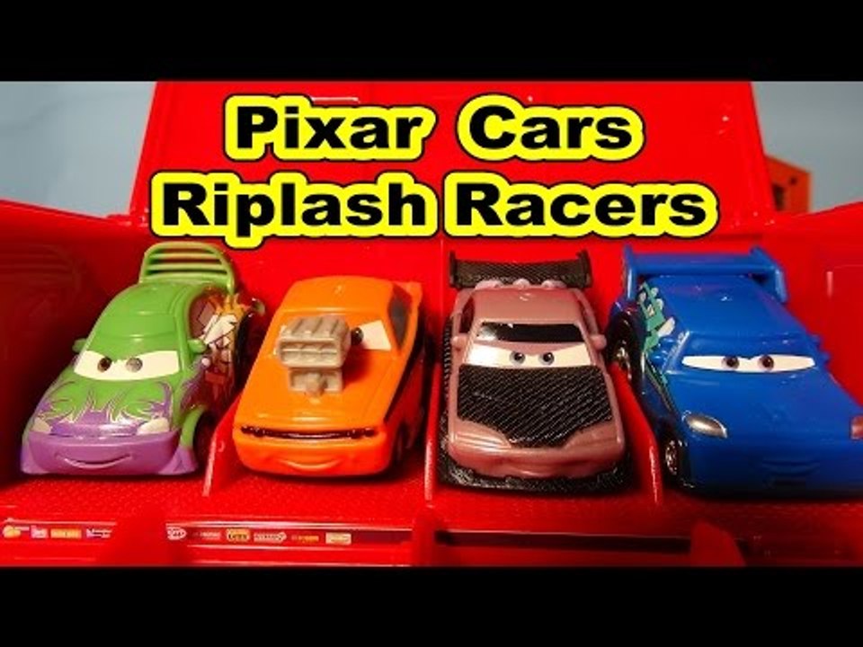 The Pixar Cars RipLash Racers Unboxing 2 NEW Race Cars with Lightning ...