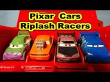 The Pixar Cars RipLash Racers Unboxing 2 NEW Race Cars with Lightning McQueen Races