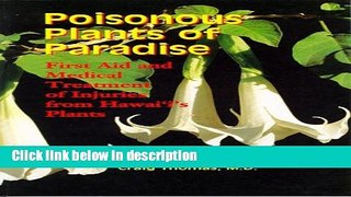 Ebook Poisonous Plants of Paradise: First Aid and Medical Treatment of Injuries from Hawaii s