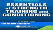 Books Essentials of Strength Training and Conditioning 4th Edition With Web Resource Free Online