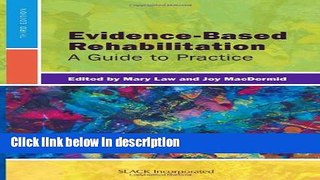 Books Evidence-Based Rehabilitation: A Guide to Practice Free Online