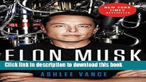 Books Elon Musk: Tesla, SpaceX, and the Quest for a Fantastic Future Full Online