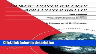 Ebook Space Psychology and Psychiatry (Space Technology Library) Free Online