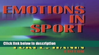 Books Emotions in Sport Full Online