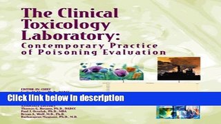 Books Clinical Toxicology Laboratory: Contemporary Practice of Poisoning Evaluation Free Online