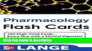 Ebook Lange Pharmacology Flash Cards 2nd (second) edition Full Online
