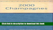 Books 2000 Champagnes Free Online