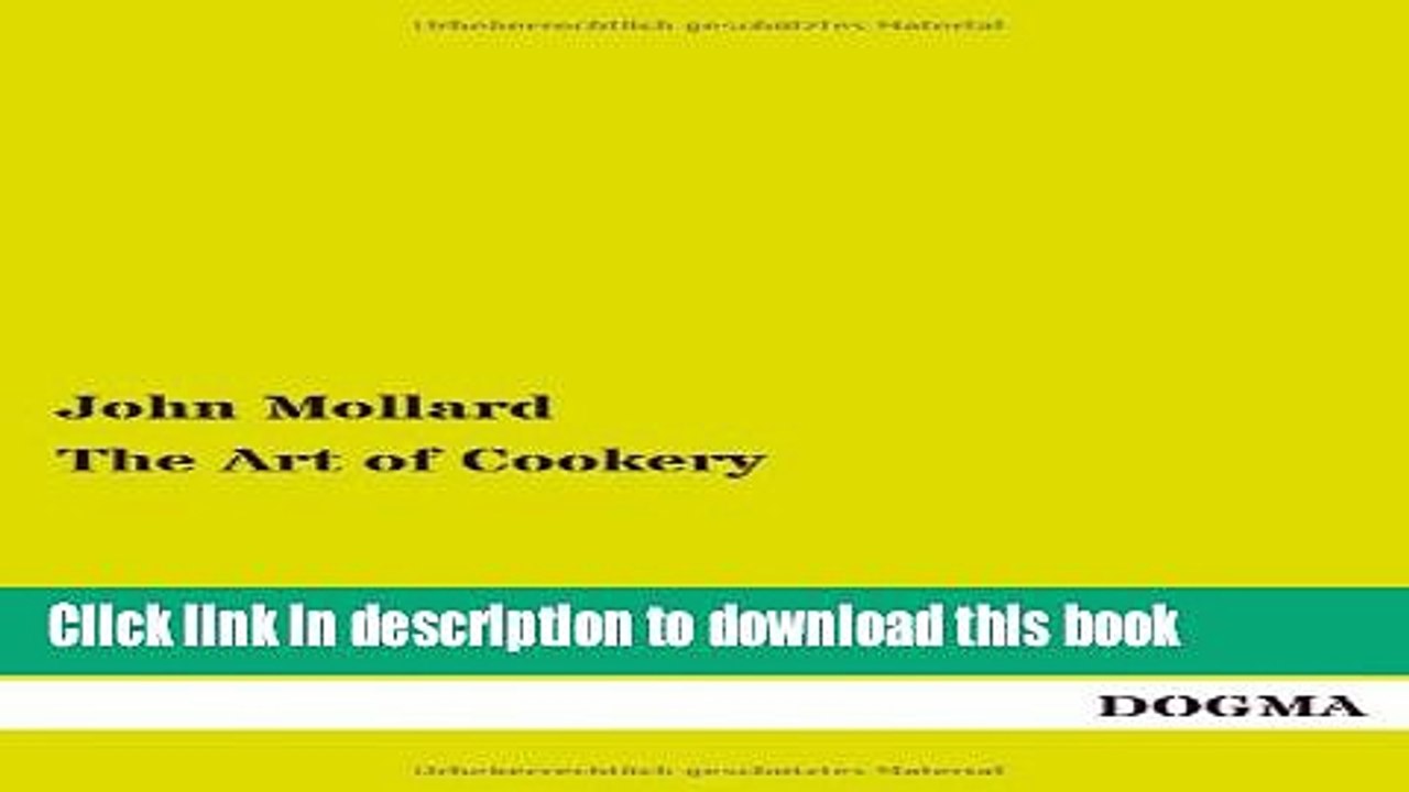 Ebook The Art of Cookery Free Online