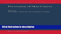 Books Prevention of Skin Cancer (Cancer Prevention-Cancer Causes) Free Online