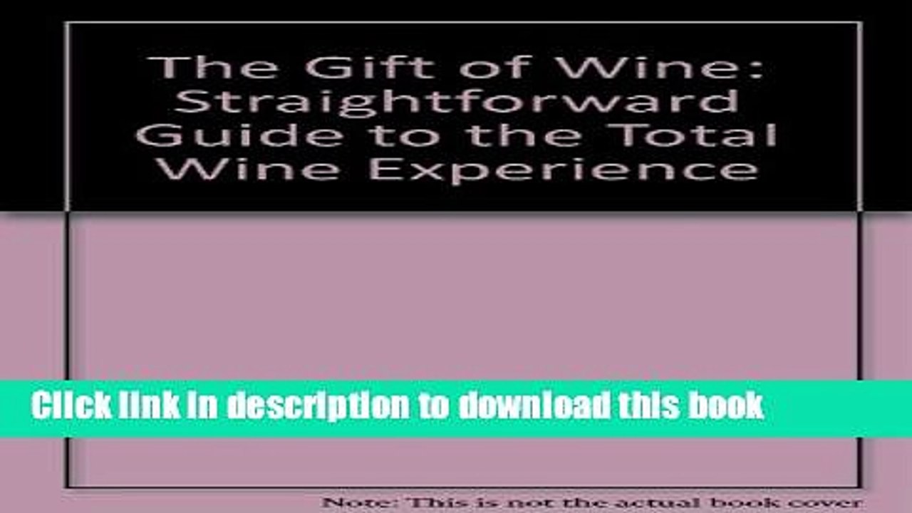 Books Gift of Wine Full Online