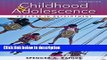 Ebook Childhood and Adolescence: Voyages in Development Free Online