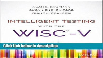 Books Intelligent Testing with the WISC-V Free Download