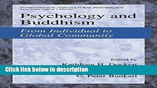 Ebook Psychology and Buddhism: From Individual to Global Community (International and Cultural