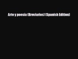 behold Arte y poesía (Breviarios) (Spanish Edition)