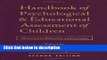 Books Handbook of Psychological and Educational Assessment of Children, 2/e: Personality,
