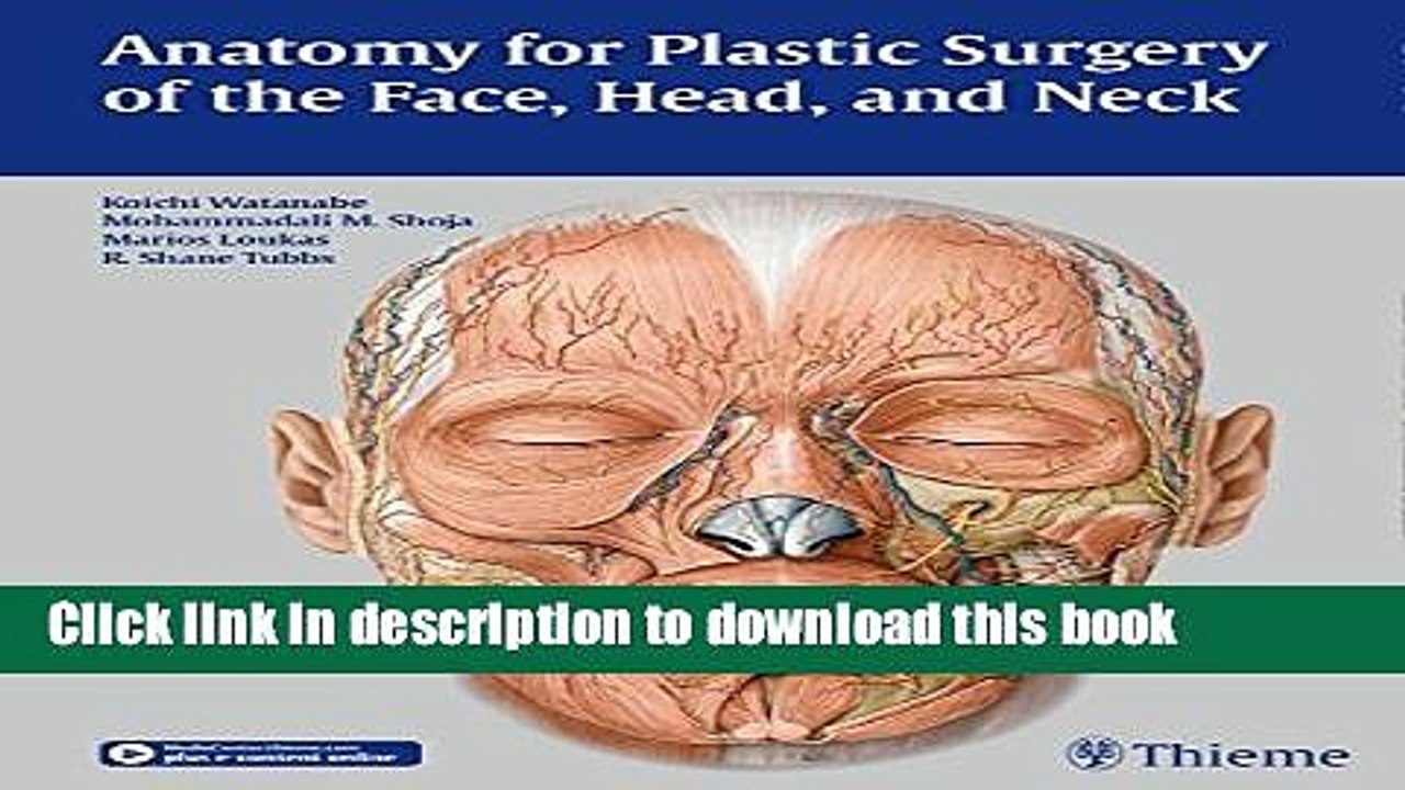 Books Anatomy for Plastic Surgery of the Face, Head, and Neck Free Download