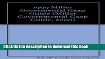 Ebook Miller Governmental Gaap Guide 2000: For State and Local Governments Free Online