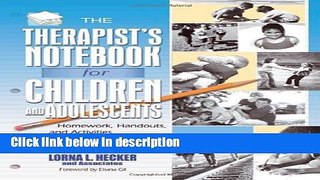 Ebook The Therapist s Notebook for Children and Adolescents: Homework, Handouts, and Activities