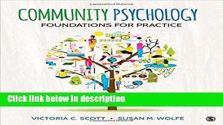 Ebook Community Psychology: Foundations for Practice Full Online