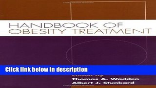 Books Handbook of Obesity Treatment Free Online