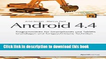 Books Android 4.4: Programmieren fÃ¼r Smartphones und Tablets - Grundlagen und fortgeschrittene