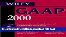 Ebook Wiley GAAP 2000: Interpretation and Application of Generally Accepted Accounting Principles