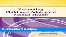 Ebook Promoting Child And Adolescent Mental Health Free Download