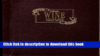 Books Letts Wine Cellar and Label Book Full Online