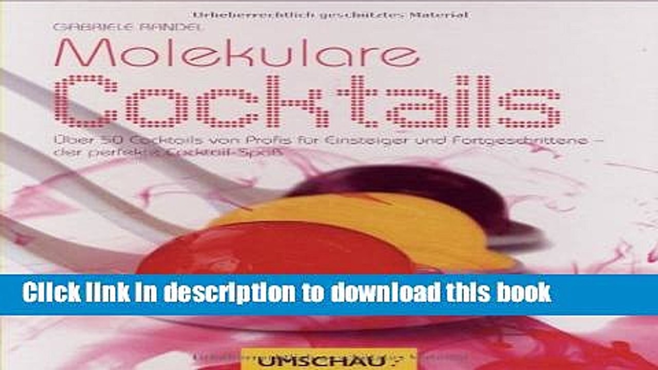Ebook Molekulare Cocktails Free Online