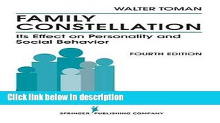 Ebook Family Constellation: Its Effects on Personality and Social Behavior, 4th Edition Full Online