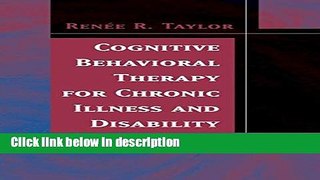 Books Cognitive Behavioral Therapy for Chronic Illness and Disability Full Online