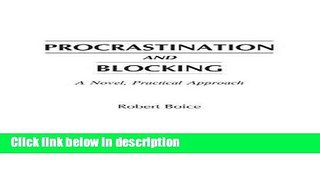 Books Procrastination and Blocking Free Online