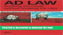 Ebook Ad Law: Breaking the Mould without Breaking the Rules Free Online