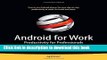 Ebook Android for Work: Productivity for Professionals Free Online