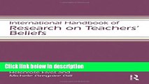 Books International Handbook of Research on Teachers  Beliefs (Educational Psychology Handbook)