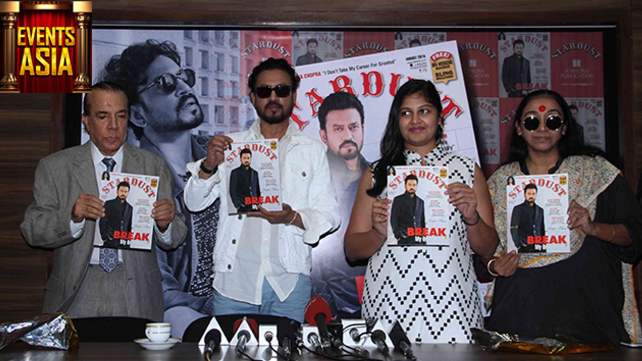 Irrfan Khan Talk About STARDUST Front Title "BREAK" |  STARDUST Magazine Cover | Events Asia