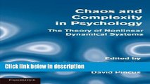 Ebook Chaos and Complexity in Psychology: The Theory of Nonlinear Dynamical Systems Full Online