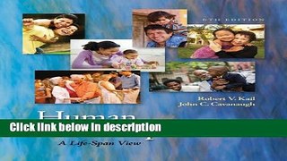 Ebook Bundle: Human Development: A Life-Span View, 6th + CourseMate Printed Access Card Full Online