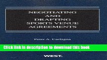 Ebook Negotiating and Drafting Sports Venue Agreements Full Online