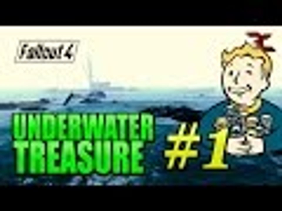 Fallout 4 - Underwater Secrets Exploration (Treasure Easter Egg #1)
