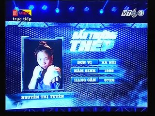 BOXING 30/7/2016 : Trận 1 Bàn Thị Kiều (Thái Nguyên) VS Nguyễn Thị Tuyền (Hà Nội)